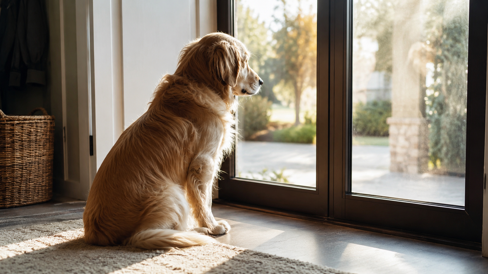 Perro mostrando distancia emocional