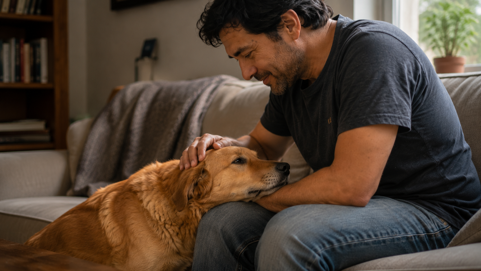 Vínculo profundo entre un perro y una persona