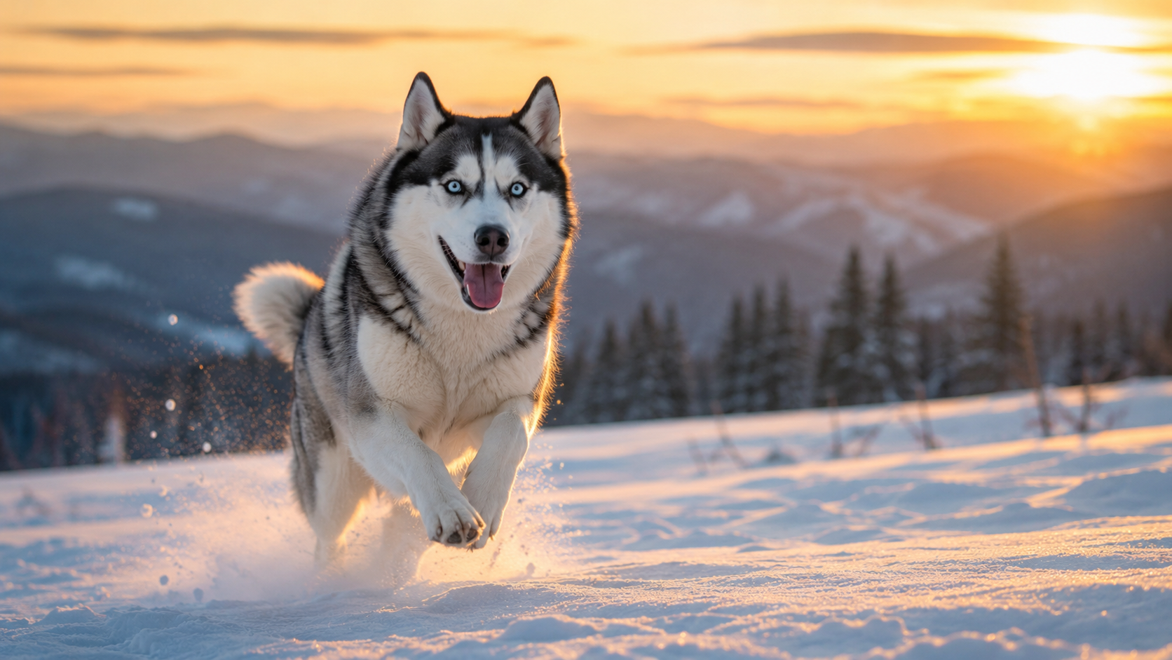 Husky siberiano en exterior mostrando su belleza