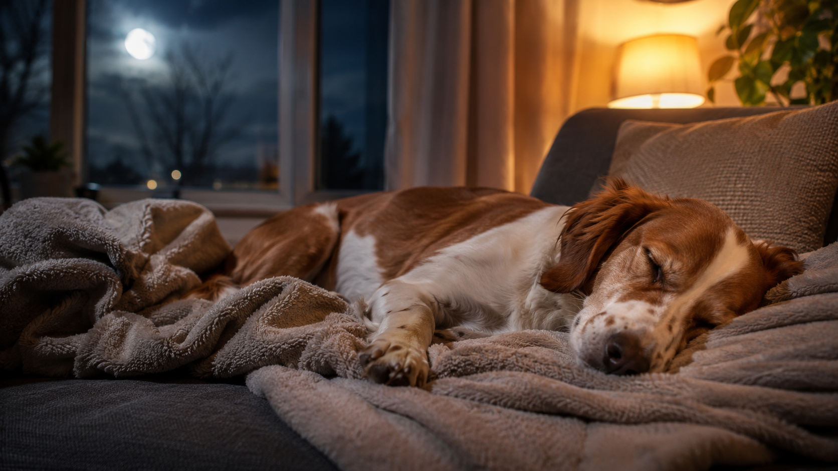 Calma sueño y relajación para perros